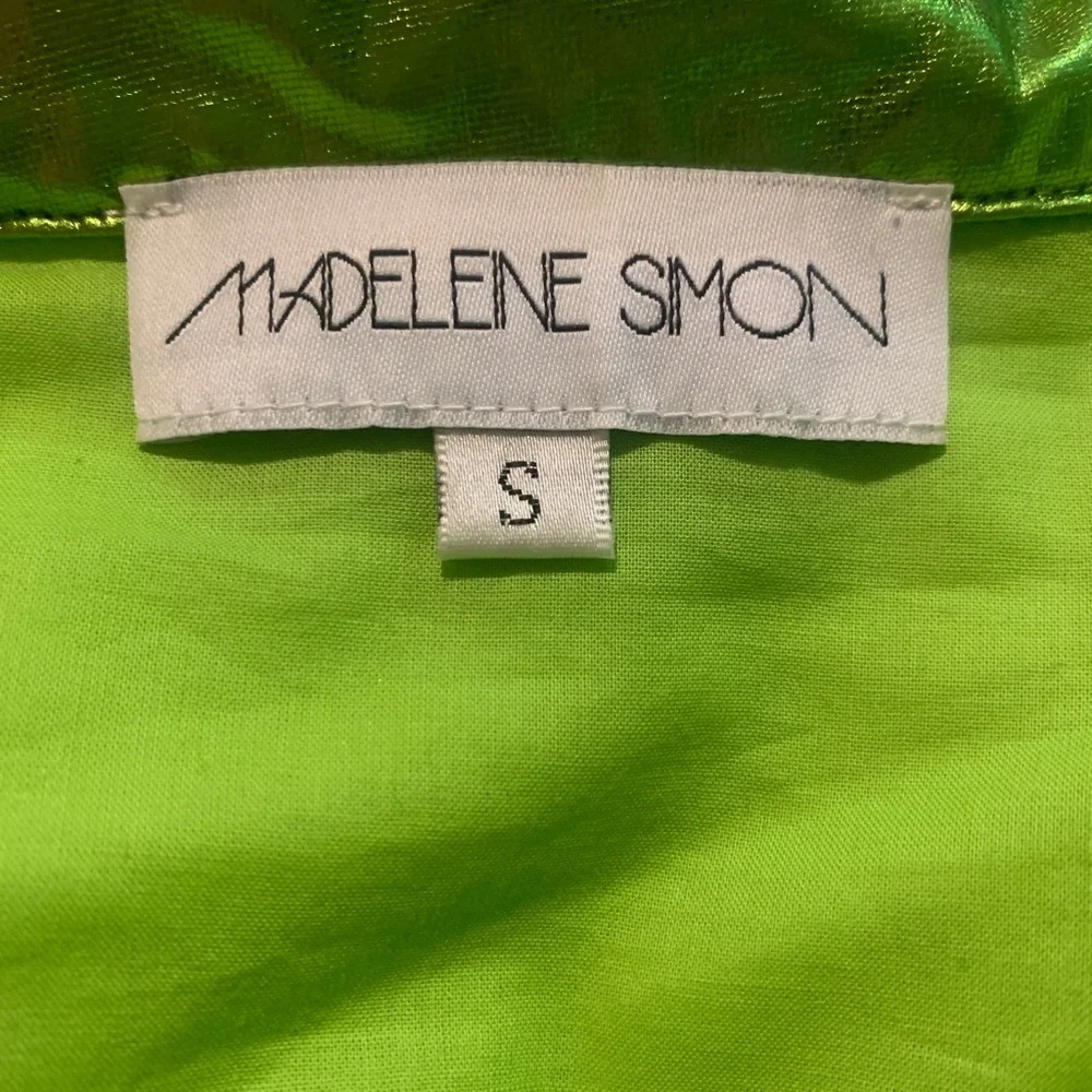 Neon Green Ruffle Dress - Picture 6 of 6